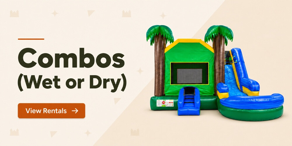 Combos wet or dry, view rentals