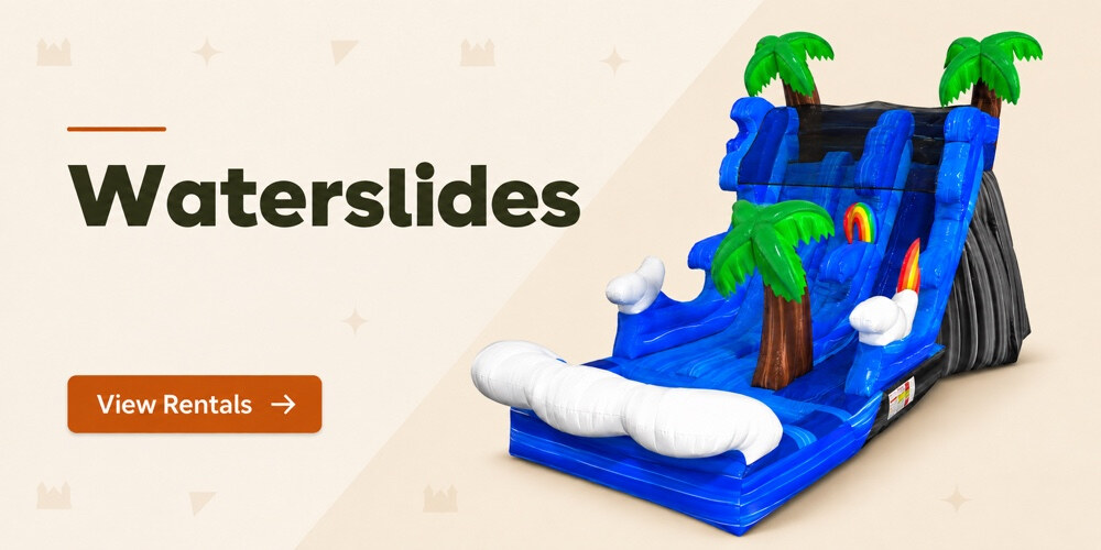 Waterslides, view rentals